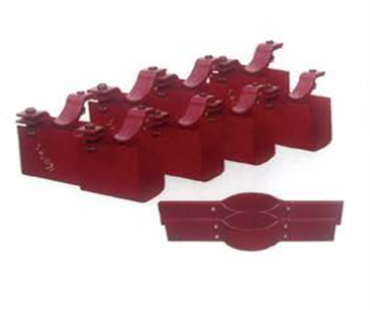 Red spring support and hanger