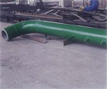 Anticorrosive bent pipe piping
